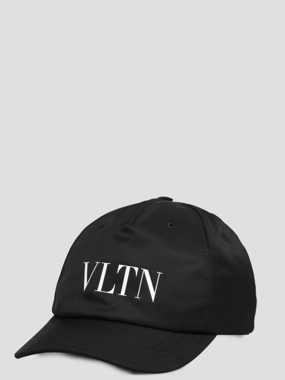 Shop Valentino Vltn Baseball Hat In Black