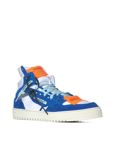 Shop Off-white Sneakers In White Blue