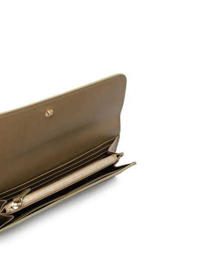 Officine Creative Poche Elongated Wallet In Grün