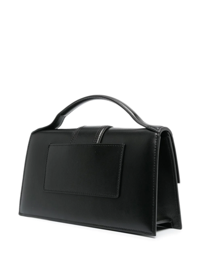 Shop Jacquemus Le Grand Bambino Tote Bag In Black