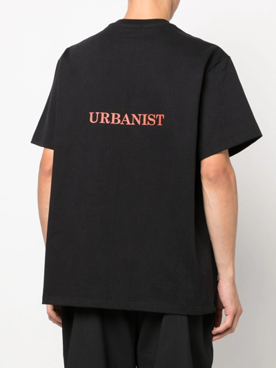 Shop Song For The Mute Urbanist Short-sleeve T-shirt In Schwarz