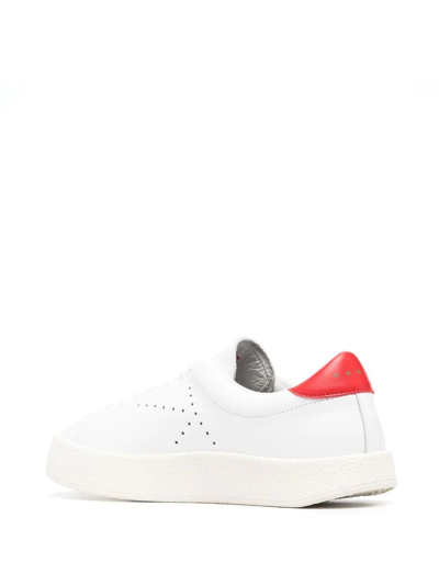 Shop Kenzo Swing Low-top Sneakers In Weiss