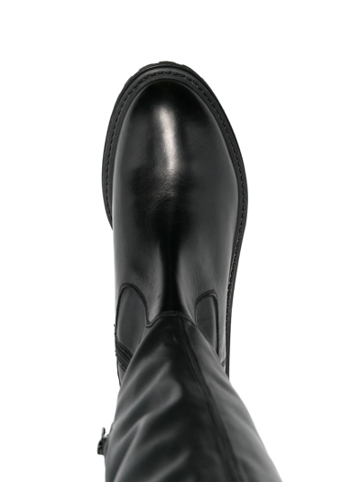 Geox Iridea 50mm Over-the-knee Boots In Schwarz