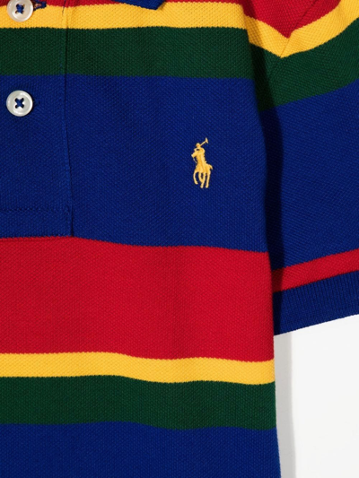 Shop Ralph Lauren Striped Polo Shirt In Mehrfarbig