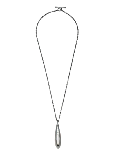 Parts Of Four Chrysalis Quartz Pendant Necklace In Silber