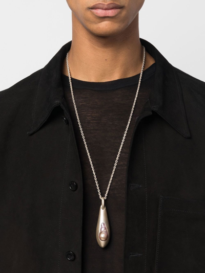 Chrysalis Pearl Pendant Necklace In Gold