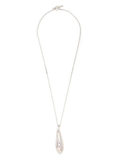 Shop Parts Of Four Chrysalis Pearl Pendant Necklace In Gold