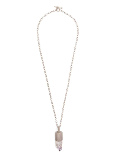 Parts Of Four Talisman Amethyst Pendant Necklace In Pink