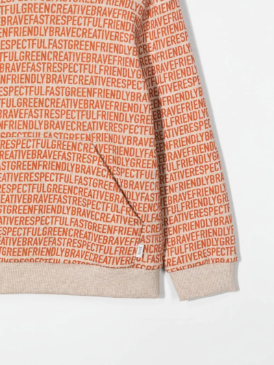 Shop Knot Dennis Graphic-print Sweatshirt In Nude