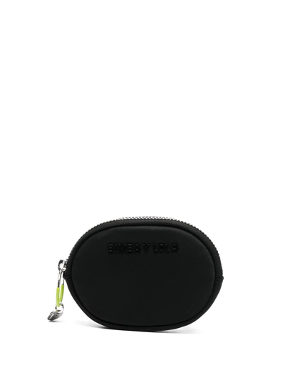 Shop Bimba Y Lola Zip-up Coin Purse In Black