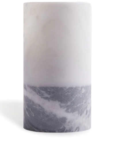 Bloc Studios X Sunnei Colour-block Wine Glass In Weiss
