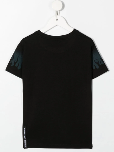 Vision Of Super Logo-patch Short-sleeve T-shirt In Schwarz