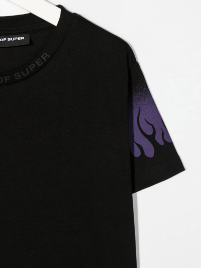 Vision Of Super Logo-patch Short-sleeve T-shirt In Black