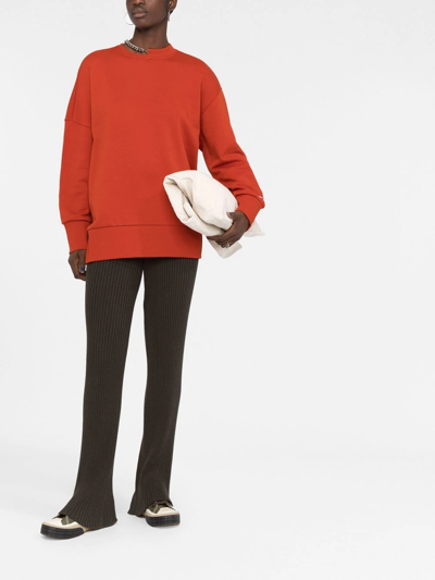 Stella Mccartney Falabella Chain Sweatshirt In Orange