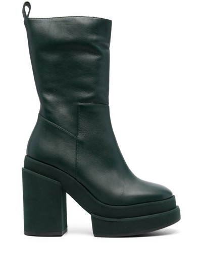 Shop Paloma Barceló Block-heel 12cm Boots In Grün