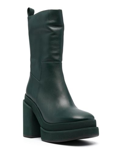 Shop Paloma Barceló Block-heel 12cm Boots In Grün
