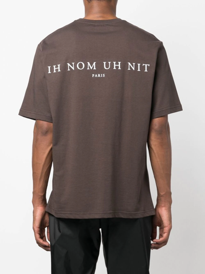 Shop Ih Nom Uh Nit Graphic-print T-shirt In Braun