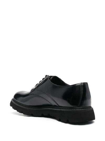 Shop Doucal's Oxford Lace-up Shoes In Schwarz