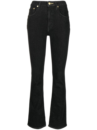 Shop Tu Es Mon Tresor The Citrine Jeans In Schwarz