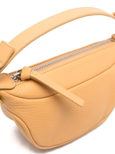 Shop By Far Leather Shoulder Bag In Gelb