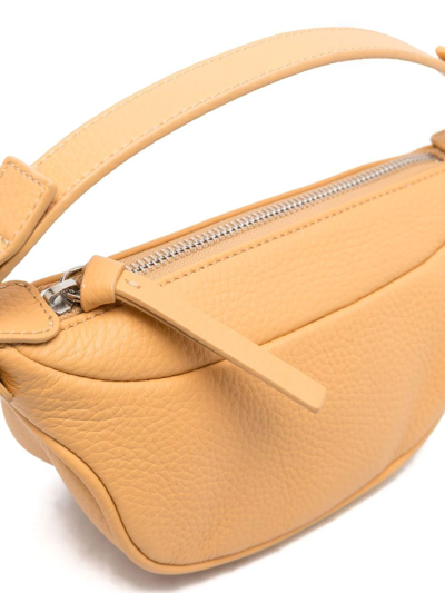 By Far Leather Shoulder Bag In Gelb
