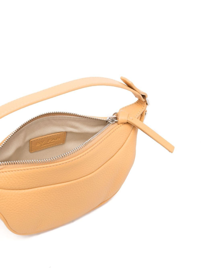 By Far Leather Shoulder Bag In Gelb