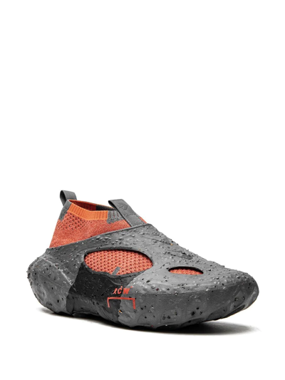 Shop Converse X A-cold-wall Sponge Crater "dark Grey Tangerine Tango" Sneakers In Orange