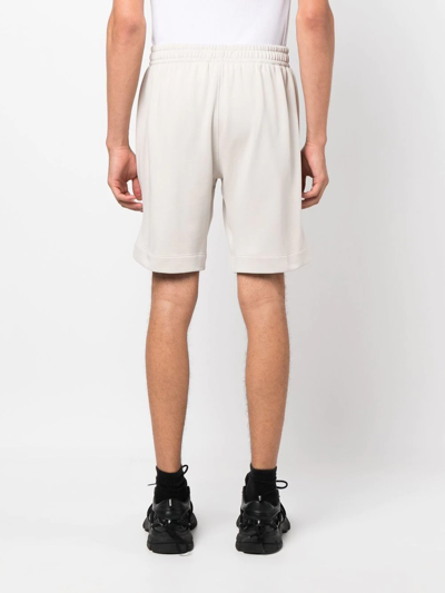 Shop Styland Cotton Bermuda Track Shorts In Nude