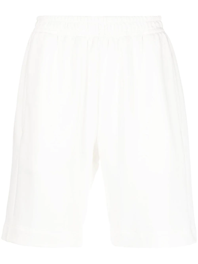 Shop Styland X Notrainproof Bermuda Track Shorts In White