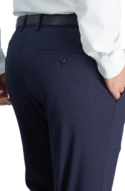 Kenneth Cole Reaction Slim Fit Premium Stretch Pants In Dark Navy