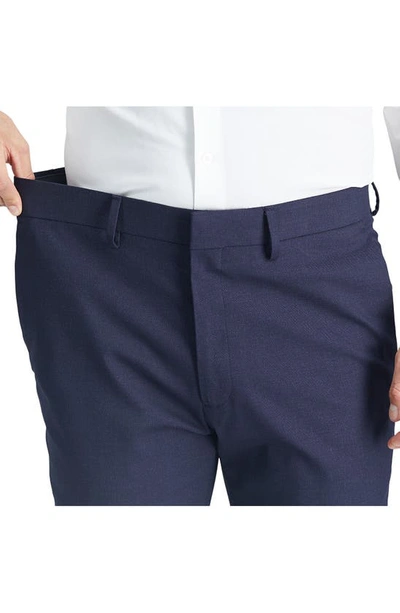 Kenneth Cole Reaction Slim Fit Premium Stretch Pants In Dark Navy