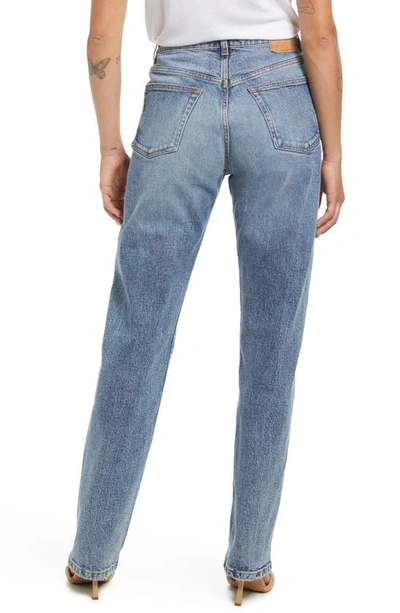 Shop Jeanerica Classic Straight Leg Jeans In Vintage 97