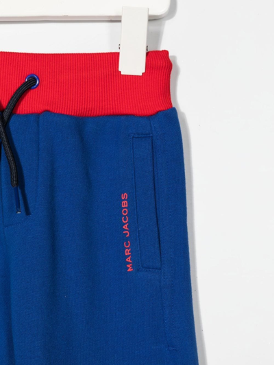 Shop The Marc Jacobs Logo-print Track Pants In Blue