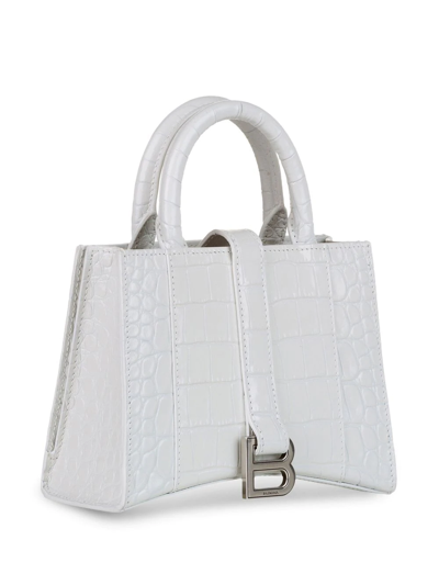Pre-owned Balenciaga Hourglass 2way Bag In White