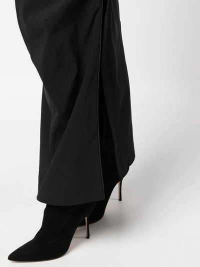 Pre-owned Dolce & Gabbana 1990s Maxi Skirt In Black