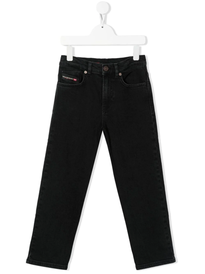 Shop Diesel D-air-j Boyfriend Jeans In Black