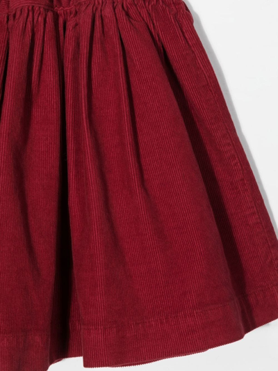 Shop Bonpoint A-line Corduroy Skirt In Red