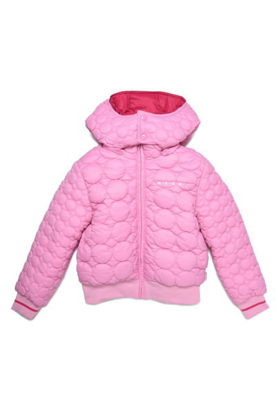 Shop Marni Mj96f Jacket  In Begonia Pink