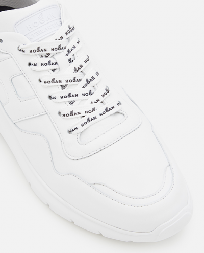 Shop Hogan Low-top 'interactive 3' Leather Sneakers In White