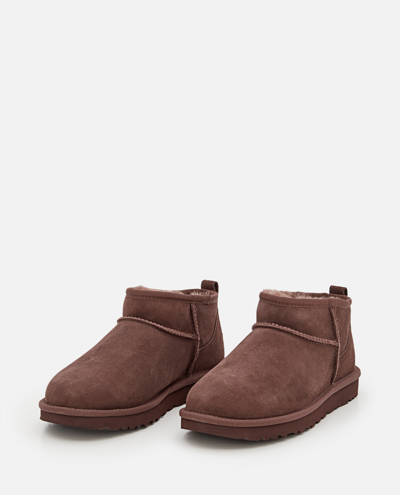 Shop Ugg Ultra Mini Classic Boots In Brown