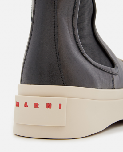 Shop Marni Pablo Chelsea Boots In Black