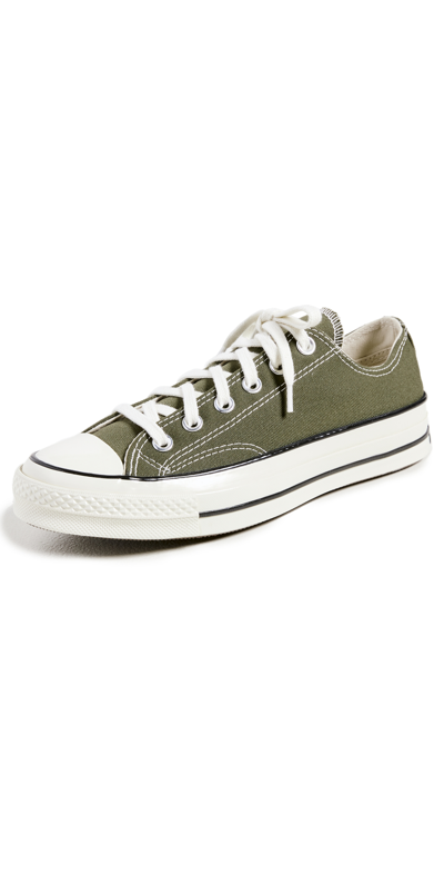 Shop Converse Chuck 70 Tonal Polyester Sneakers In Utility/egret/black