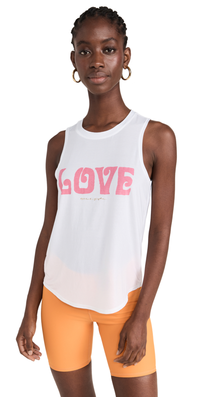 Shop Spiritual Gangster Love Active Muscle Tank In White