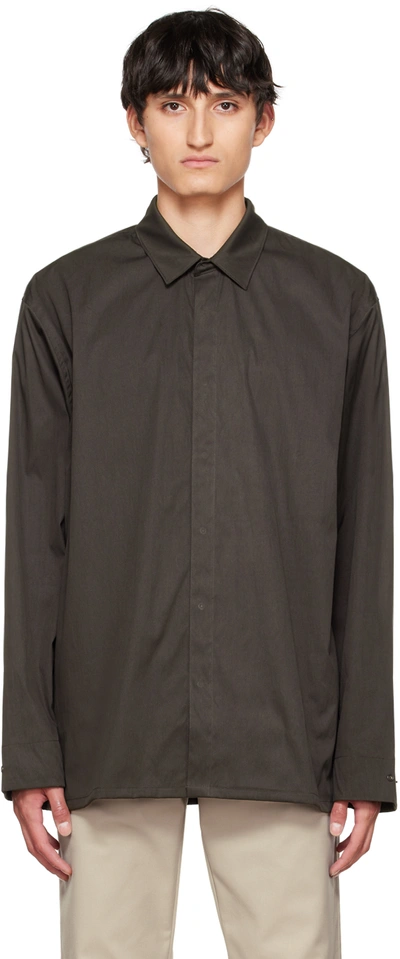Shop Affxwrks Gray Wrks Jacket In Grey Brown