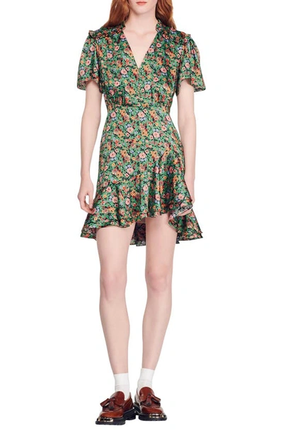 Sandro short outlet printed dress