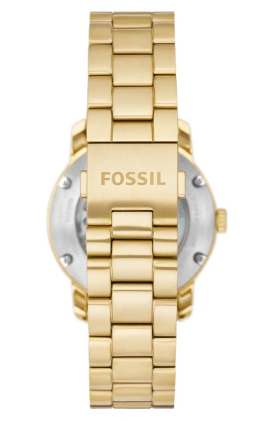 Shop Fossil Heritage Bracelet Watch, 38mm In Gold