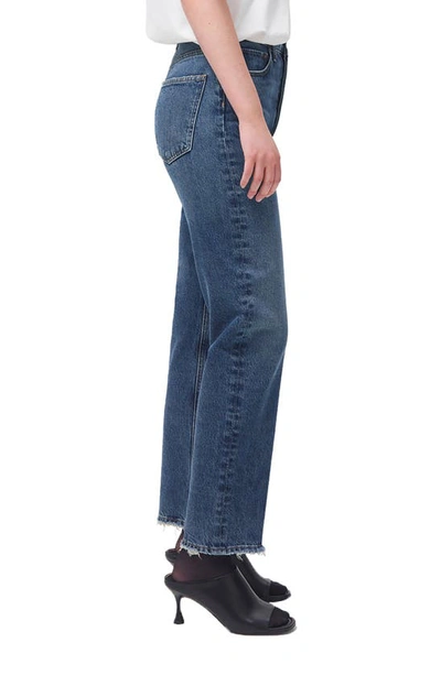 Shop Agolde '90s Pinch High Waist Straight Leg Organic Cotton Jeans In Range