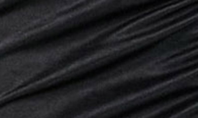 Shop Topshop Ruched Halter Midi Dress In Black