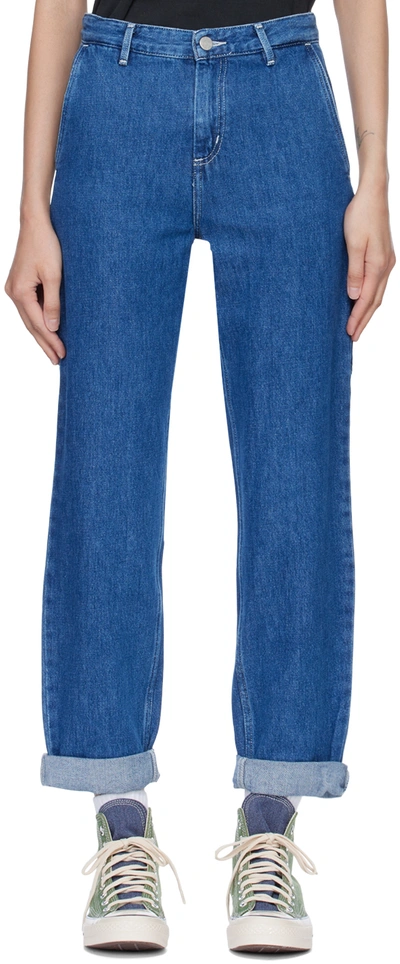 Shop Carhartt Blue Pierce Jeans