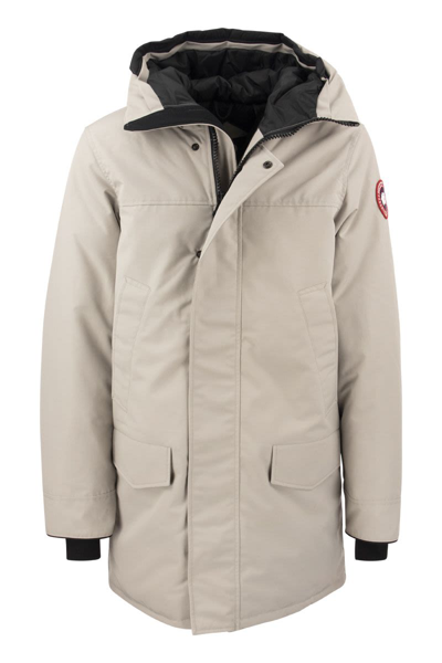 Shop Canada Goose Langford - Hooded Parka In Stone